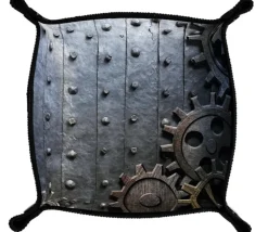 Tout Pour le Jeu Piste de dés grise engrenage 21 cm