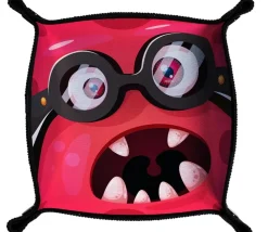 Tout Pour le Jeu Piste de dés petit monstre rose 21 cm