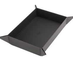 Tout Pour le Jeu Piste de dés rectangulaire magnétique 28 x 21 cm noir et grise - gamegenic