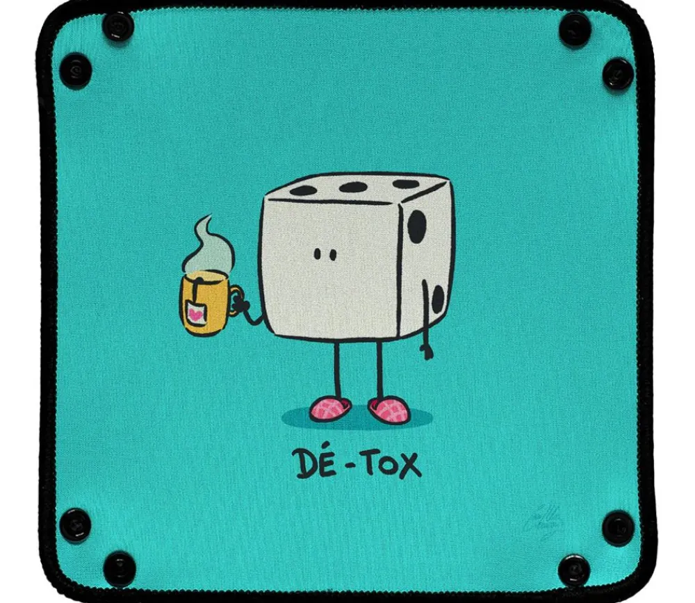 Tout Pour le Jeu Piste de dés souple Dé-Tox 21 cm x 21cm