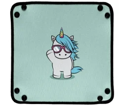Tout Pour le Jeu Piste de dés souple licorne 21x 21 cm