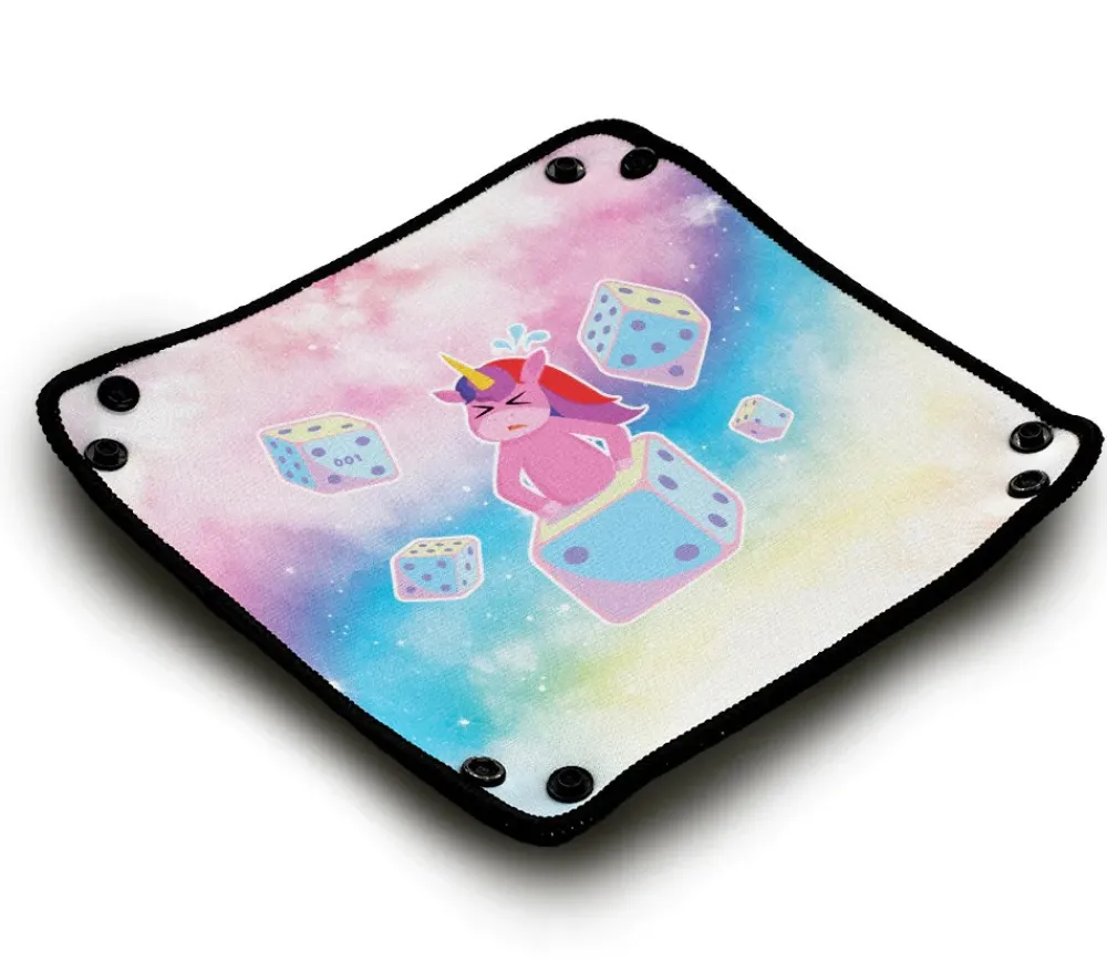 Tout Pour le Jeu Piste de dés souple Licorne magique - 21x21 cm