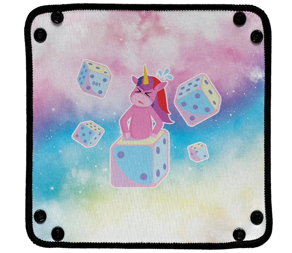 Tout Pour le Jeu Piste de dés souple Licorne magique - 21x21 cm