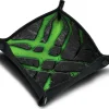 Tout Pour le Jeu Piste de dés souple verte et noire 21x 21 cm