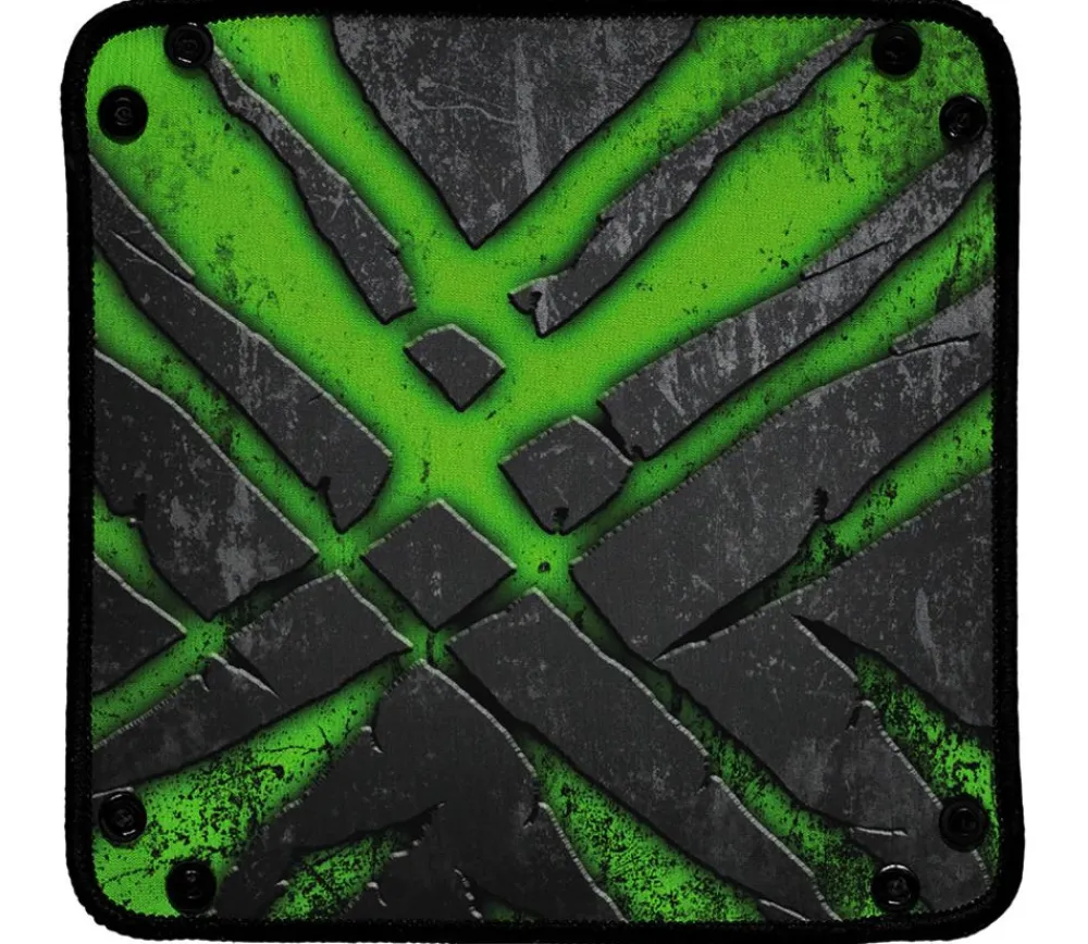 Tout Pour le Jeu Piste de dés souple verte et noire 21x 21 cm