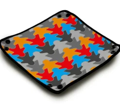 Tout Pour le Jeu Piste de dés souples meeples multicolores 21 cm x 21cm