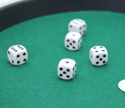 Tout Pour le Jeu Piste dés 421 de 33 cm - 5 dés + jetons