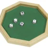 Tout Pour le Jeu Piste dés à jouer en bois 25.7 cm octogonale