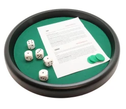 Tout Pour le Jeu Piste dés à jouer ronde simple 33 cm 421 yams