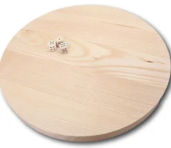 Tout Pour le Jeu Piste dés bois ronde 36 cm - fabrication France