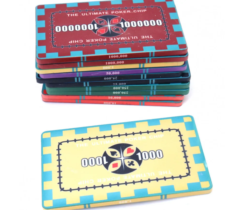 Tout Pour le Jeu Plaque céramique jaune poker valeur 1000 - 40 gr