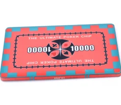 Tout Pour le Jeu Plaque céramique rose poker valeur 10 000 - 40 gr