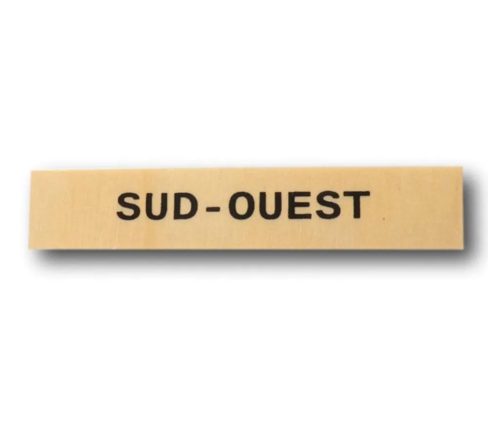 Tout Pour le Jeu Plaque en bois points cardinaux 10 cm