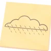 Tout Pour le Jeu Plaquette nuage de 6,9 cm en bois