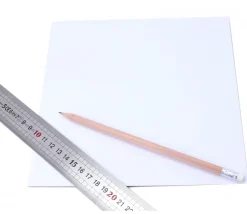 Tout Pour le Jeu Plateau blanc rigide carré 20 x 20 cm neutre