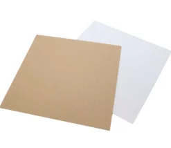 Tout Pour le Jeu Plateau blanc rigide carré 20 x 20 cm neutre