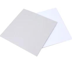 Tout Pour le Jeu Plateau blanc rigide carré 20 x 20 cm neutre