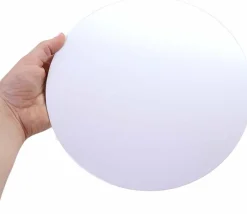 Tout Pour le Jeu Plateau de jeux ROND blanc brilllant 24 cm de diamètre