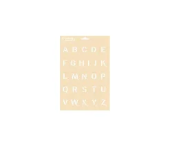 Tout Pour le Jeu Pochoir lettres alphabet type Scrabble - 2.2 cm hauteur lettre