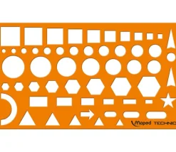 Tout Pour le Jeu Pochoir traces formes géométriques normographe technique