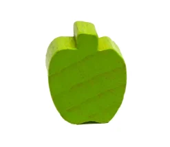 Tout Pour le Jeu Pomme en bois verte de 16x18x8 mm