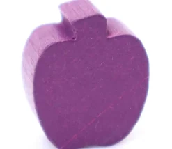 Tout Pour le Jeu Pomme ou prune en bois violet de 18 x 15 x 8 mm