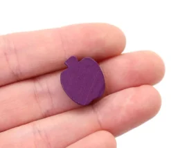 Tout Pour le Jeu Pomme ou prune en bois violet de 18 x 15 x 8 mm