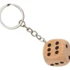 Tout Pour le Jeu Porte-clés dé bois standard 1 à 6