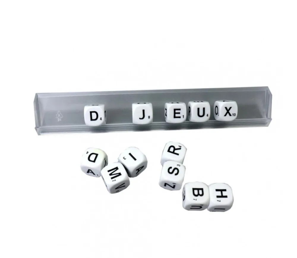 Tout Pour le Jeu Portes lettres ou jetons rummy, scrabble en plastique transparent chevalet