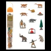 Tout Pour le Jeu Préhistoire : set 12 figurines livrées avec tube de rangement
