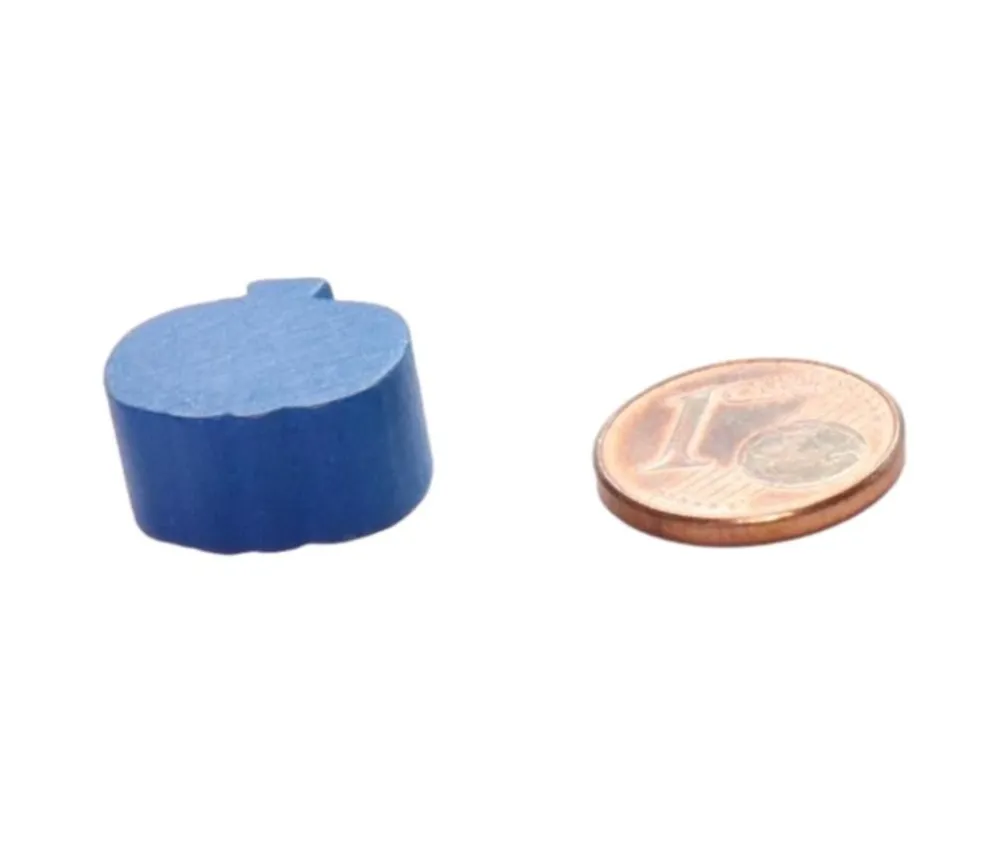 Tout Pour le Jeu Prune ou cassis fruit en bois bleu de 16x18x8 mm