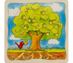Tout Pour le Jeu Puzzle à 4 étages en bois : Cycle de l'arbre