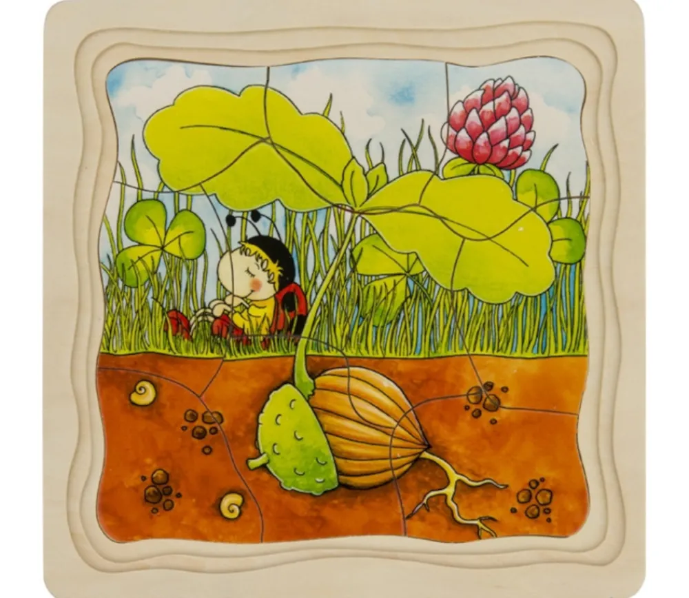 Tout Pour le Jeu Puzzle à 4 étages en bois : Cycle de l'arbre