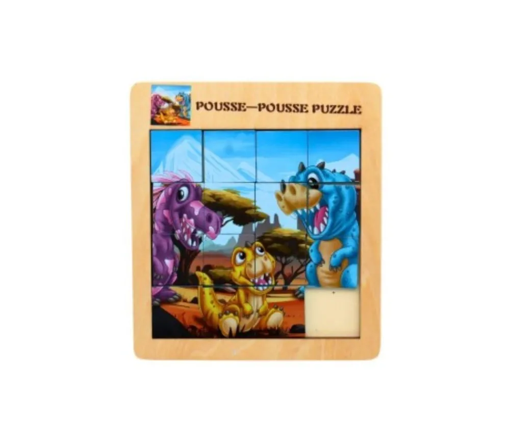 Tout Pour le Jeu Puzzle - casse tête en bois 2 en 1 Dinosaures