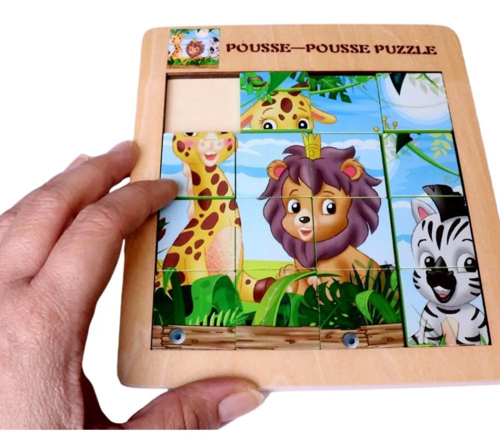 Tout Pour le Jeu Puzzle - casse tête en bois 2 en 1 LION
