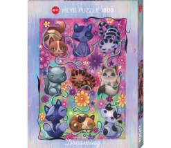 Tout Pour le Jeu Puzzle 1000 pièces Kitty Cats, série Dreaming. Heye