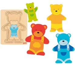 Tout Pour le Jeu Puzzle à étages en bois Ours