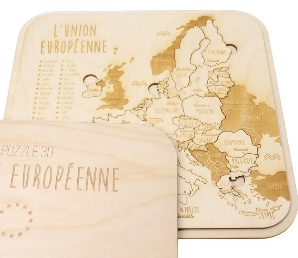 Tout Pour le Jeu Puzzle bois Pays de l'Union Européenne