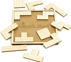 Tout Pour le Jeu Puzzle Casse tête forme tétris bois