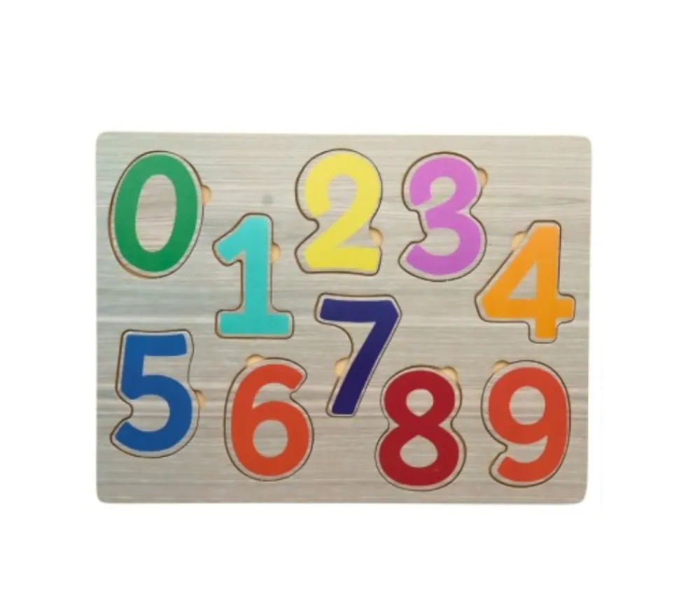Tout Pour le Jeu Puzzle des chiffres en bois - 30 x 21 cm