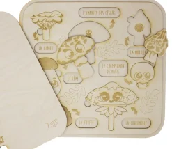 Tout Pour le Jeu Puzzle éducatif en bois - Les champignons