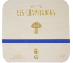 Tout Pour le Jeu Puzzle éducatif en bois - Les champignons