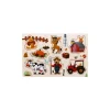 Tout Pour le Jeu Puzzle en bois 6 à 7 pièces à encastrer monde de la ferme