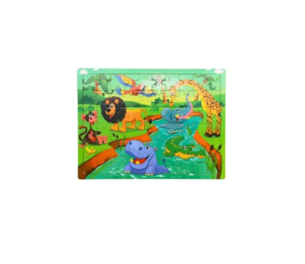 Tout Pour le Jeu Puzzle en bois 60 pièces - thème savane