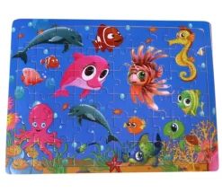 Tout Pour le Jeu Puzzle en bois 60 pièces - thème marin