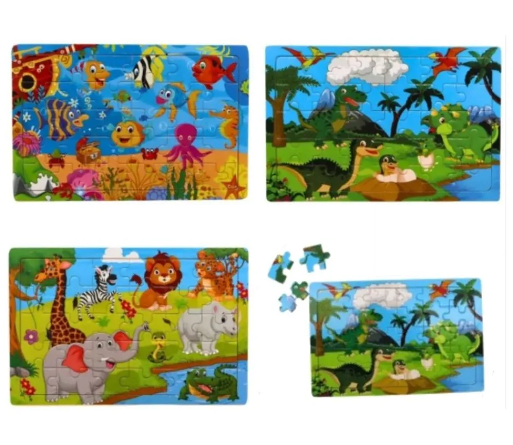 Tout Pour le Jeu Puzzle en bois 30 pièces animaux sauvages