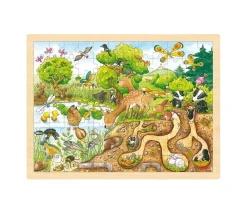 Tout Pour le Jeu Puzzle en bois 96 pièces découverte de la nature