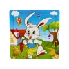 Tout Pour le Jeu Puzzle en bois 16 pièces Lapin