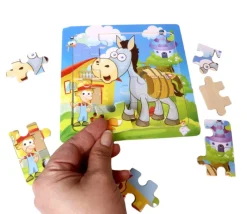 Tout Pour le Jeu Puzzle en bois 16 pièces Lapin