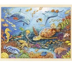 Tout Pour le Jeu Puzzle en bois 96 pièces Océan Grande barrière de Corail